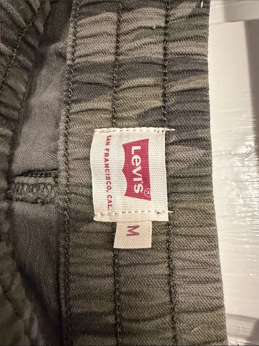 Camo Levi Jogger Pants - Olive Green - Picture 2 of 3